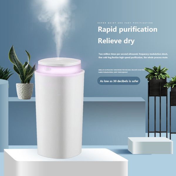 

eloole 320ml usb ultrasonic humidifier for car aroma oil essential diffuser led light mist maker home office humidifiers