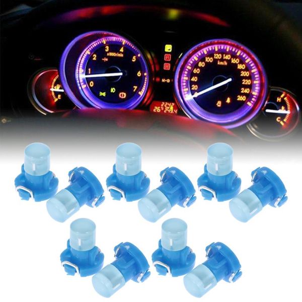 

10x t3 cob wedge led instrument dashboard lamp dash indicator light panel bulb 12v