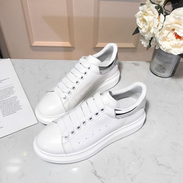 

delivery mens womens classic shoes leather platform sneaker flat lightweight comfort casual dress shoes sneakers 87, Black