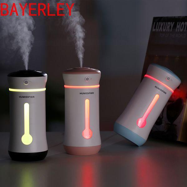 

3 in 1 cup humidifier for home led night light usb fan essential oil diffuser atomizer air freshener mist maker with