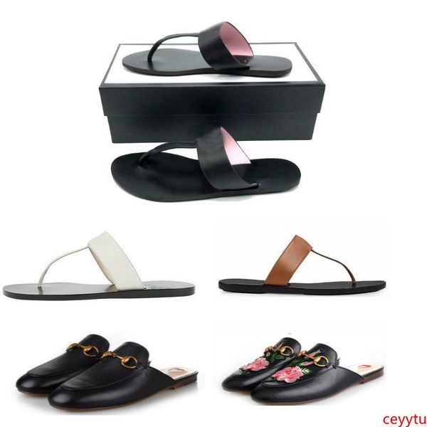 

designer shoes buckle leather sandals princetown shoes flower bee tiger with flats sandals shoes slip-on slippers flip flops beach flats