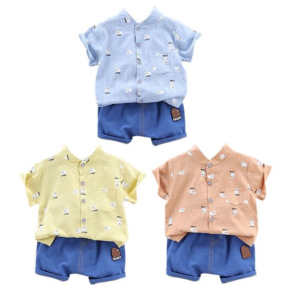 

new summer baby boy одежда дека одежда комплек коѬоким Ѭђкавом мђлилм пеаи, White