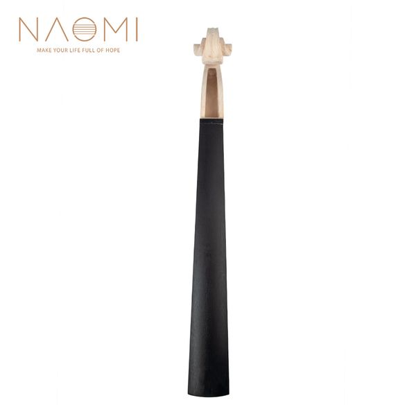

naomi 4/4 violin neck ebony fingerboard diy kit w/ carved scroll violin parts accessories