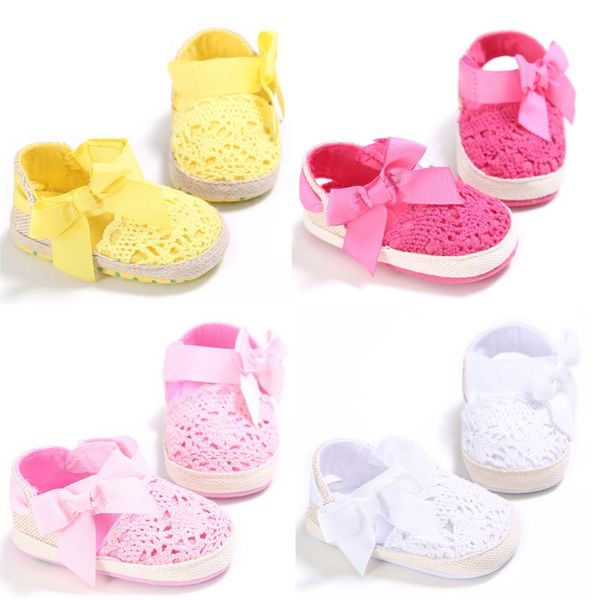 

spring autumn baby girls shoes infant toddler princess solid prewalkers anti-skid big bow babe newborn shoe, Black