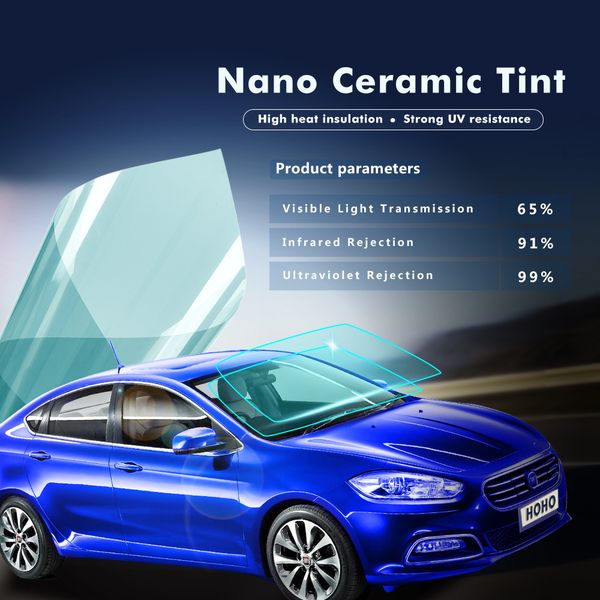 

1.52x10m window film 65% vlt nano ceramic auto tints 2ply home window tints