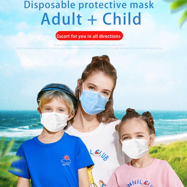 

Сертификат CE / FDA ! Ffp2 одноразовая маска 3Lays защитные маски для взрослых и детей Anti PM2.5 детские маски пылезащитные защитные маски для лица