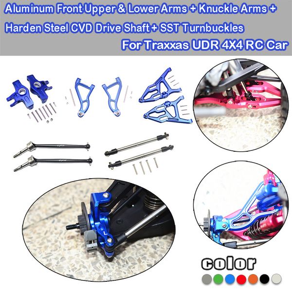 

front upper & lower arms+ knuckle arms + harden steel cvd+ sst for traxxas udr