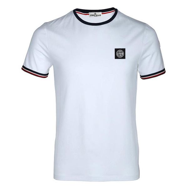 

2019 mens short sleeved lapel neck t-shirt summer breathable button pullover t-shirt mens patchwork tees clothing plus sizs-53xl, White;black