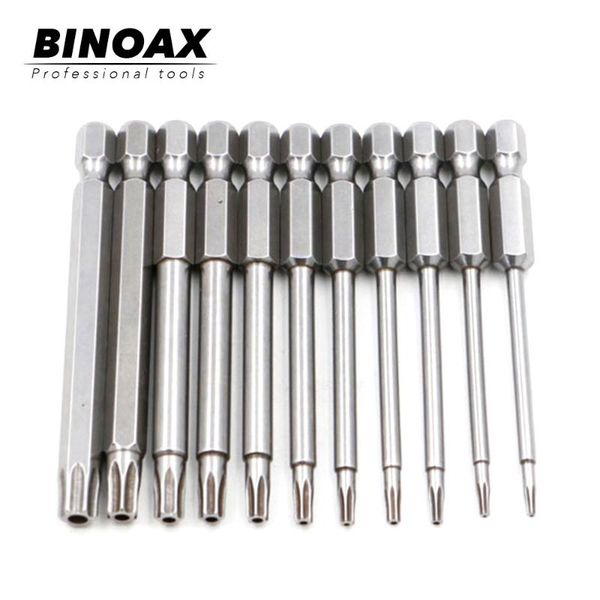 

binoax 11pcs 75mm magnetic torx head screwdriver bits electric screwdriver set