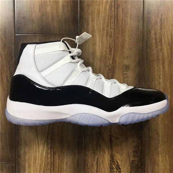 

2020 release 11 high concord 45 black white men casual shoes authentic quality space jam 45 real carbon fiber 378037 -100 sneaker