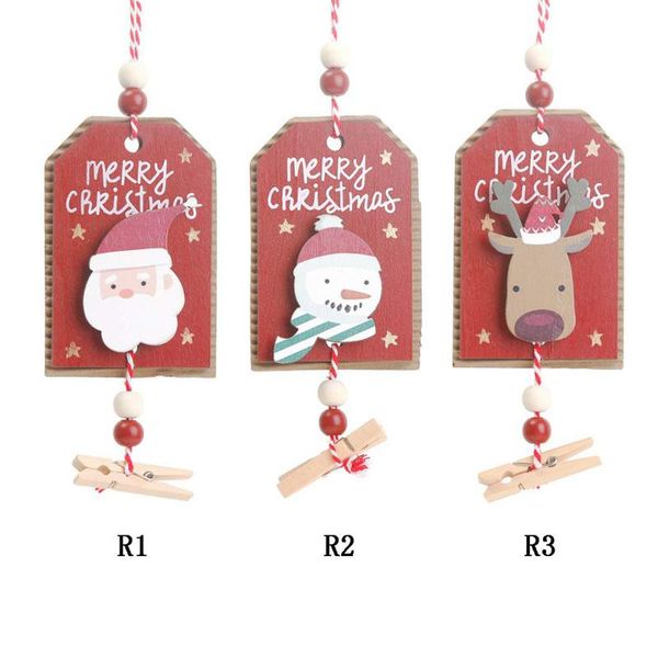 

christmas wooden sign christmas tree painted hanging ornament xmas door wall pendant decoration