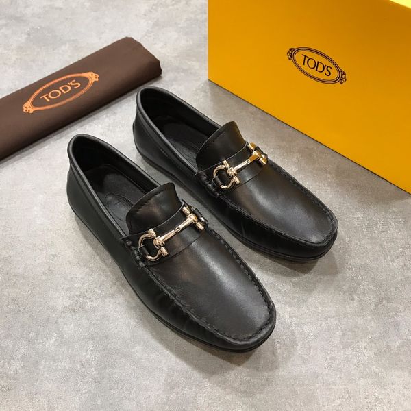 

moccasins gommino leather drivers with sylvie web buckle loafers soft slipper men flats casual classic laced softsole boat shoes, Black