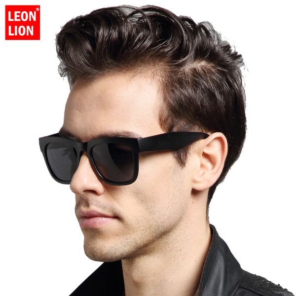 

leonlion 2020 square mirror sunglasses men classic driving sunglasses women outdoor uv400 sun glasses feminino, White;black
