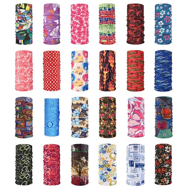 

cycling climbing hiking scarves face mask multi-functional sunshade dust-proof wristband hairband outdoor sport neck scarf masks, Black