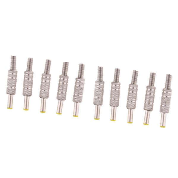 

10pieces 5,5 * 2,1 / 5.5x 2.1mm мужской розетка для монтажа в панель jack dc разъем