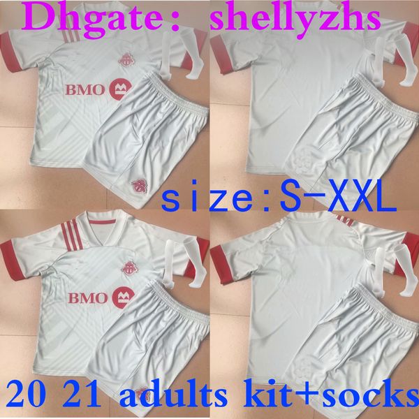 

adults kit+socks 20 21 toronto fc soccer jerseys home altidore pozuelo soccer shirt 2020 toronto morrow bradley jersey football uniform sets, Black