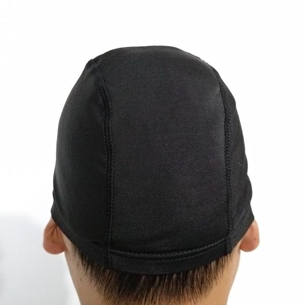 

ultra-stretch swimming cap solid black breathable swimming cap cloth for both men and women batch
