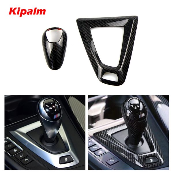 

carbon fiber gear shift knob cover for bmw m2 f87 m3 f80 m4 f82 f83 m5 f10 f85 x5m f86 x6m f12 f13 accessories car styling