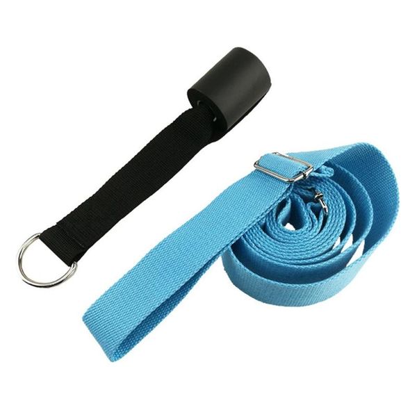 

adjustable sports yoga ballet band gymnastic exercise rope soft tension stretching strap leg stretcher belt fitness equipment