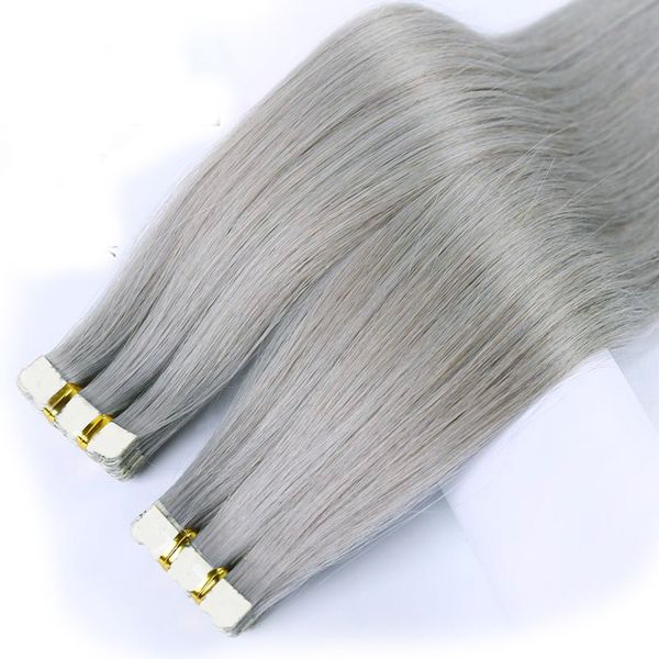 Tape Hair Extensions Decorative Adhesive Tape Gray Color 50g
