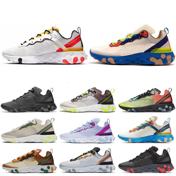 

новый элемент 55 87 undercaver кроссовки для мужчин женщин тур желтый ярко-синий металлик золото мужская женская мода кроссовки