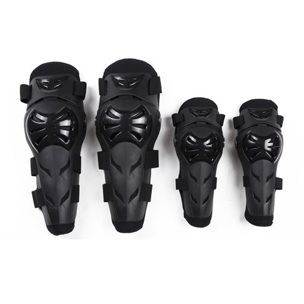 

4pcs/set kit elbow knee armor guard gear pad pads protector for motorcycle motorcross for sports motorcycle motorbike bike, Black;gray