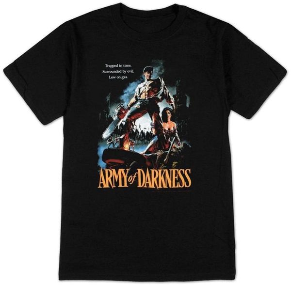 

армия тьмы попала в ловушку времени взрослая футболка, White;black