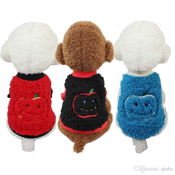 

new paragraph casual autumn and winter dog clothes coat sweater english label lamb cashmere warm round neck shirt two feet pet clothes