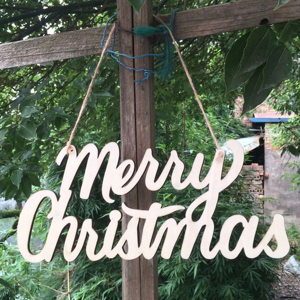 

2018 newwooden ornaments for christmas decorations
