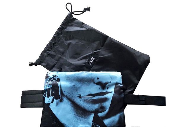 

19ss eastpak raf simons punk canvas shoulder bag handbags totes men raf simons printing stuff sacks storage bags