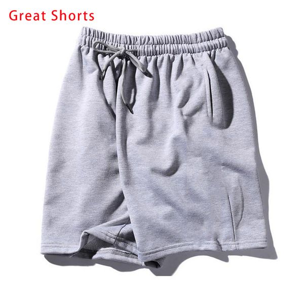 

mens shorts summer style shorts pattern printed mens casual solid loose short pants fashion sport short trousers joggers, Black
