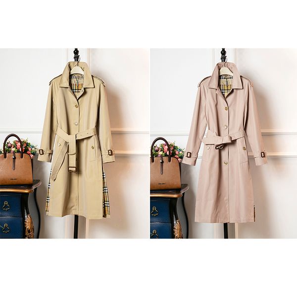 

2018 Новый i Женские пальто женский длинный раздел корейская версия осень дамы гава