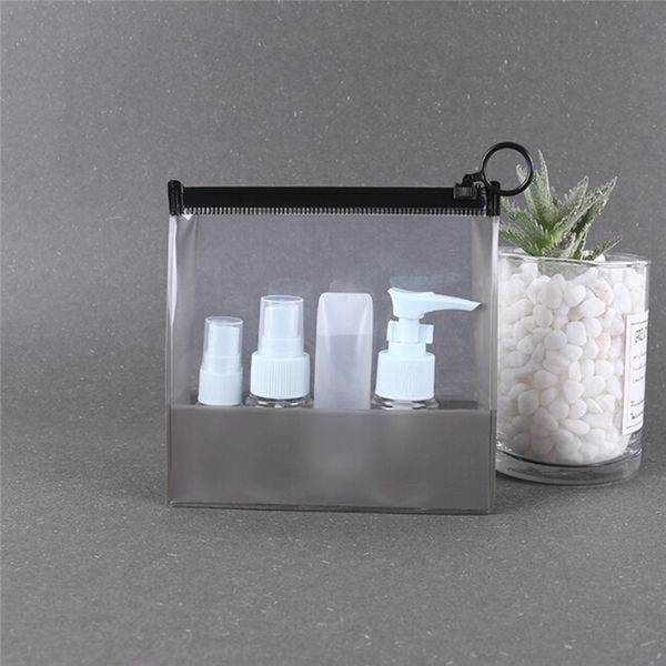 

fashion travel small large eva necessary makeup bag women clear transparent cosmetic bag case bath wash organizer set