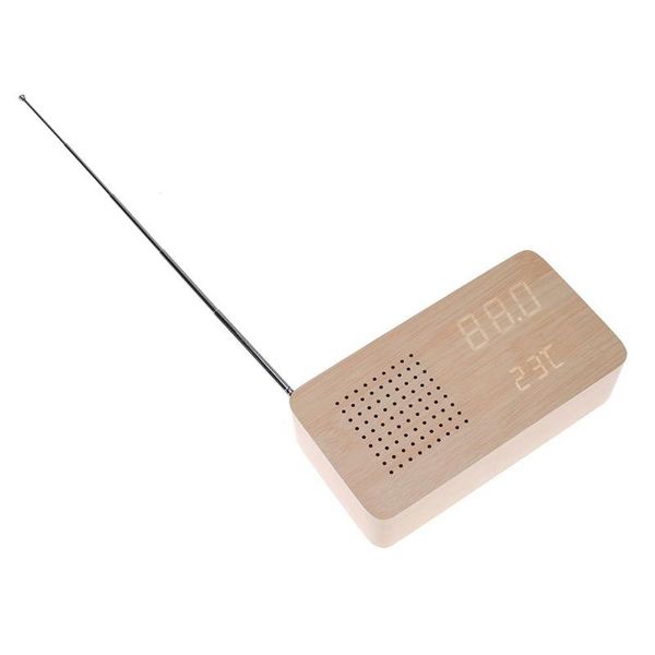 

fm-радио вуд led alarm clock светодиодный дисплей электронные часы рабочего другие часы аксессуары