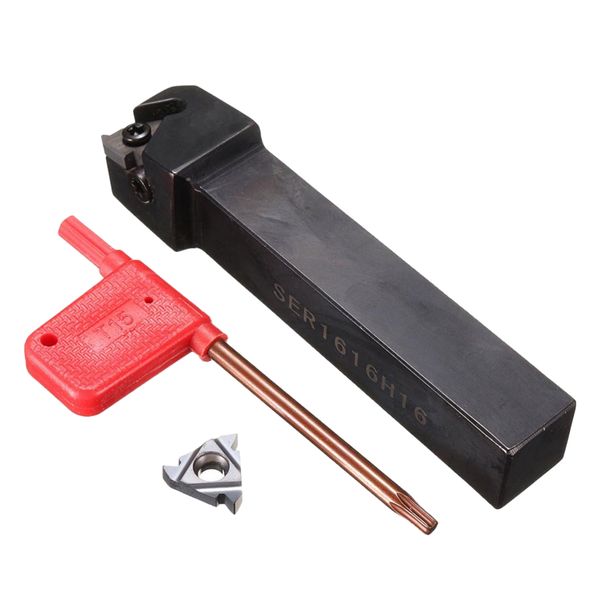 

1pc ser1616h16 cnc lathe threading turning tool holder and 16er ag60 inserts