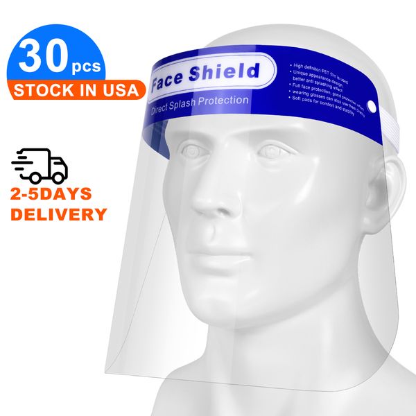 

30шт / много дешевой цена HD Прозрачный Регулируемое оголовье Предотвращение Капелька противотуманные глаза Защитных лицевые щитки с губкой