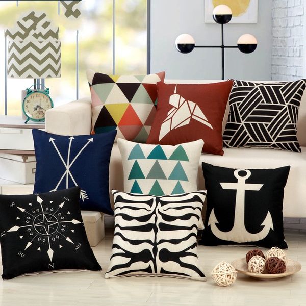 Office Sofa Pillow Case Modern Simplicity Cushion Company Gift