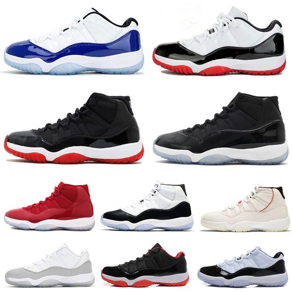 

высокое качество 11 низкое бред space jam concord metallic silver баскетбол обувь мужчины женщины 11s unc gym красный спортивный кроссовки с