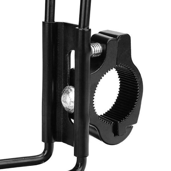 

bikight aluminum alloy electric bike scooter water bottle holder bracket bike rack cage for m365 electric scooter - black