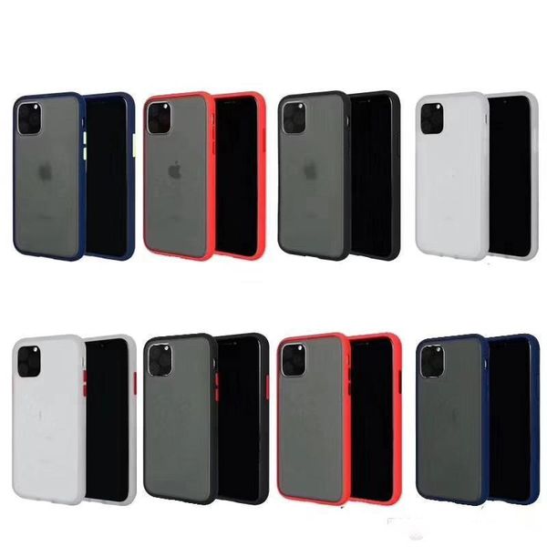 

2 in 1 pc + tpu colorfull рама противоударный телефон чехол для нового iphone 11 xr xs max clear soft full защитная задняя крышка для samsun