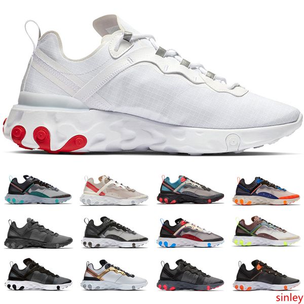 

2019 react element 87 undercover x upcoming pack sports sneakers 55 desert sand black white men women trainers designer running shoes