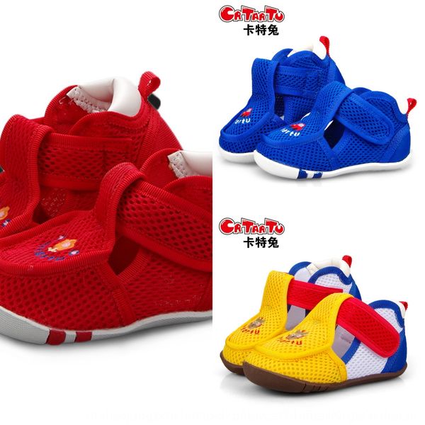 

kattu sandals summer male and female children's sandals children's mesh baby toddler's shoes breathable casual shoes, Black;red