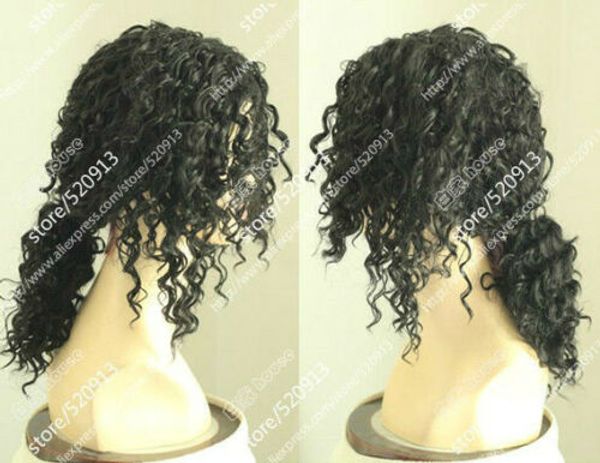 2019 Michael Jackson Black Screw Black Hair Short Hair Braid