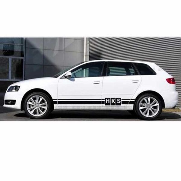 

2pcs/set car personality waist line cover scratches affixed paste body stickers