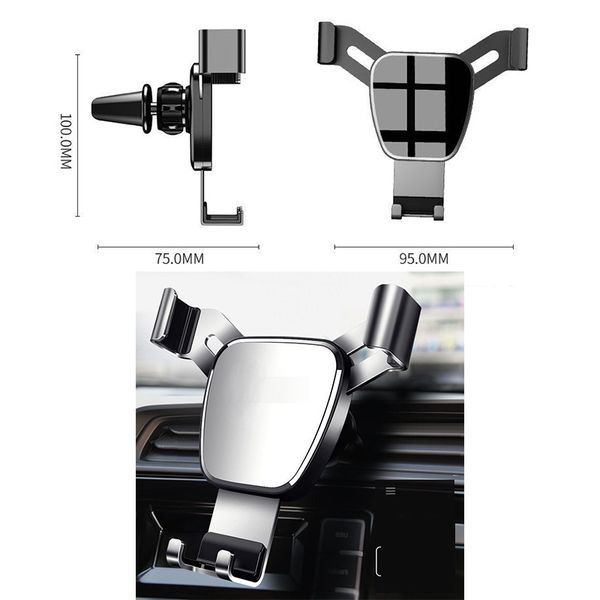 

phone holder car, upgraded clip phone mount car phone mount [case friendly] iphone car holder car mount for iphone compatible with android
