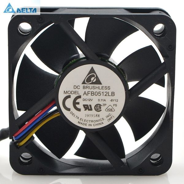 

original delta afb0512lb 5015 5cm 0.11a 4-wire speed ball silent cooling fan