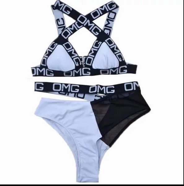 

women swimwear push up flexible bras sets pure bikini split swimsuit for beach swimming pool sport, White;black