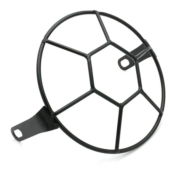 

motorcycle cg125 retro retrofit headlight mesh hood 5.75 inch new ball type headlights protection hood head light lamp mesh co