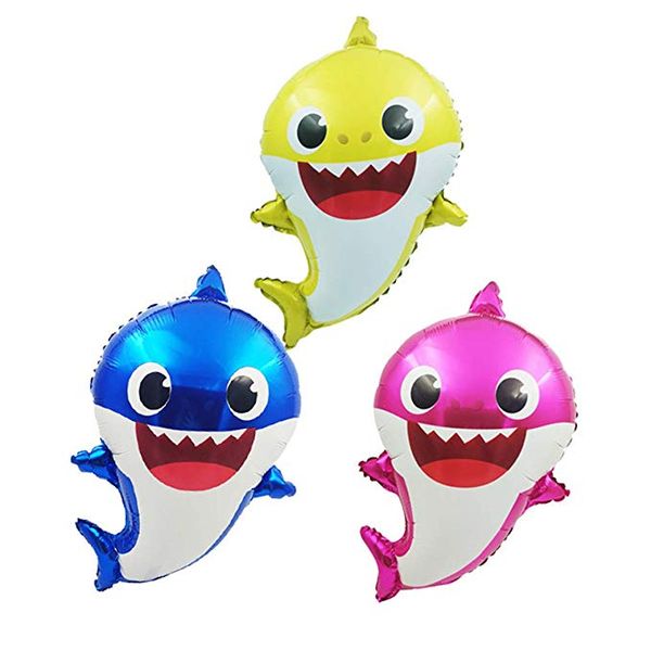 

Baby hark balloon baby hark narwhal foil balloon toy birthday party upplie oceanic hark balloon party decoration gift