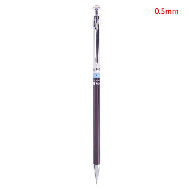 

1 piece simple cute tree press mechanical pencil school office supply student stationery kid automatic pencil 0.7/0.5mm, Blue;orange